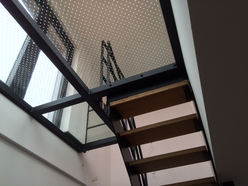 Design-Glasboden